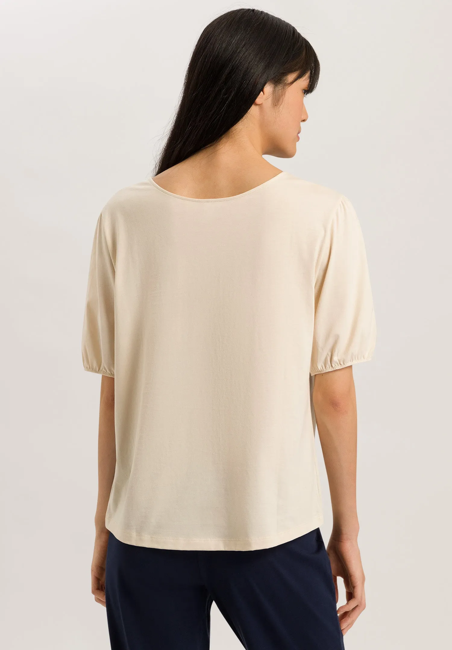 Natural Shirt Organic Cotton Square Neck Top | Warm Sand 78807-1200