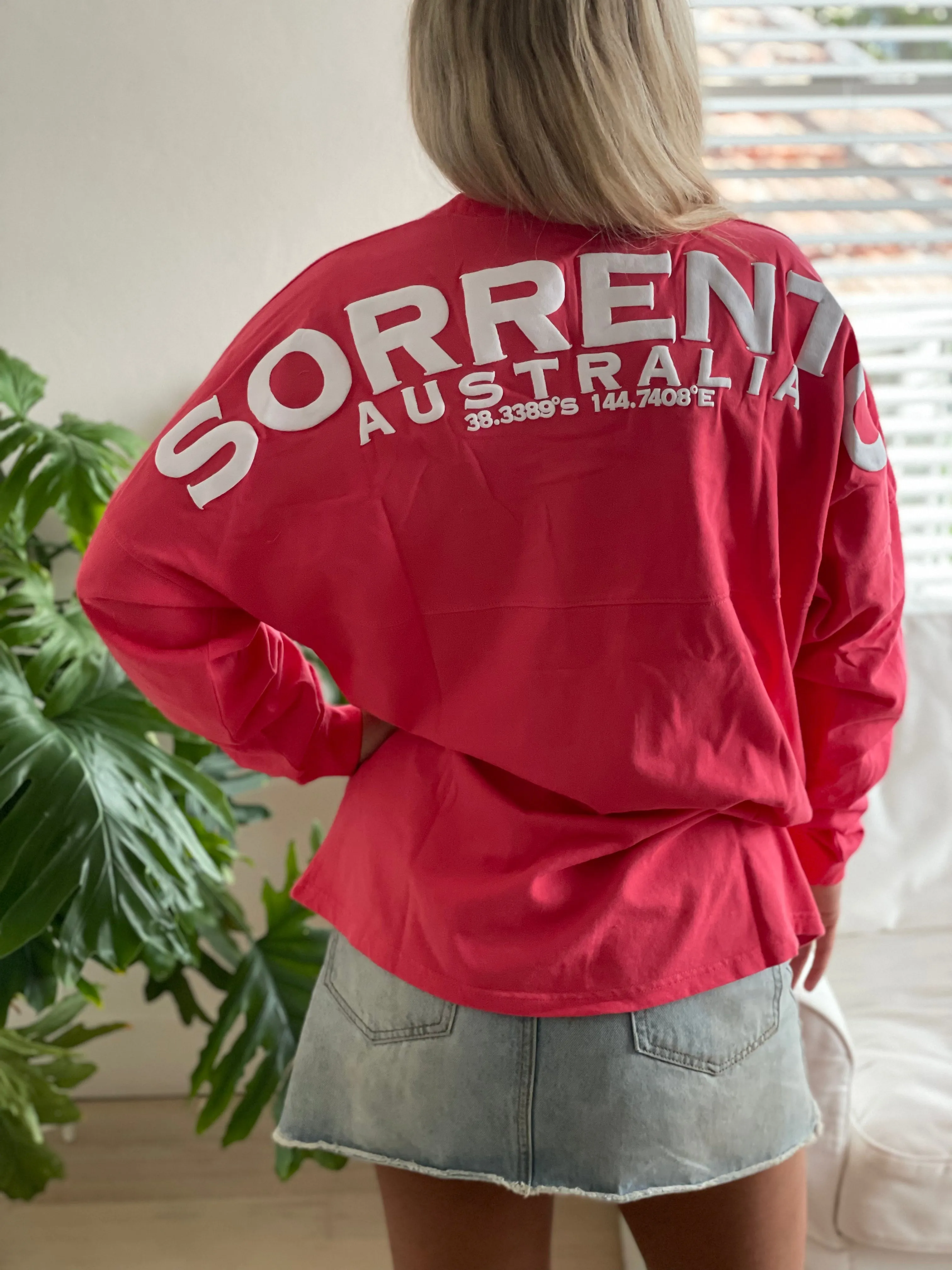 PROJECT LOCAL - SORRENTO unisex sweat top - RED