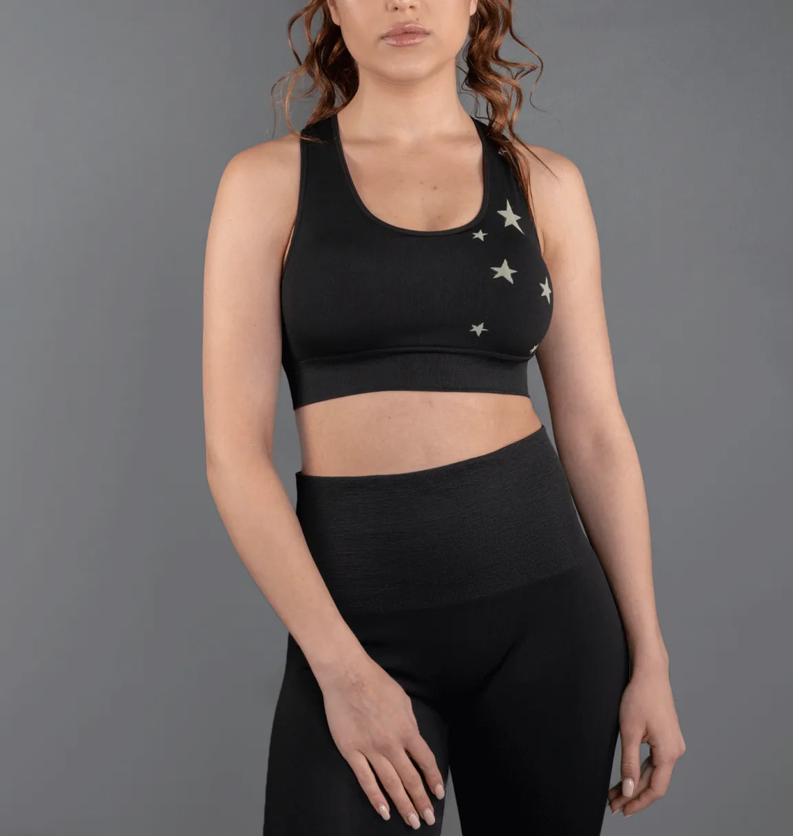 Seamless Black Star Convertible Bra