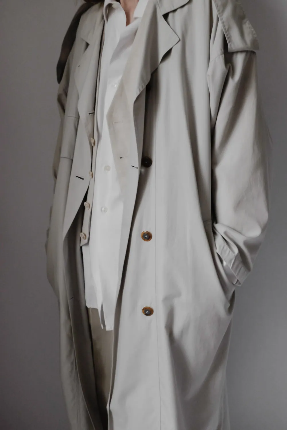 STONE CLASSIC VINTAGE TRENCH COAT