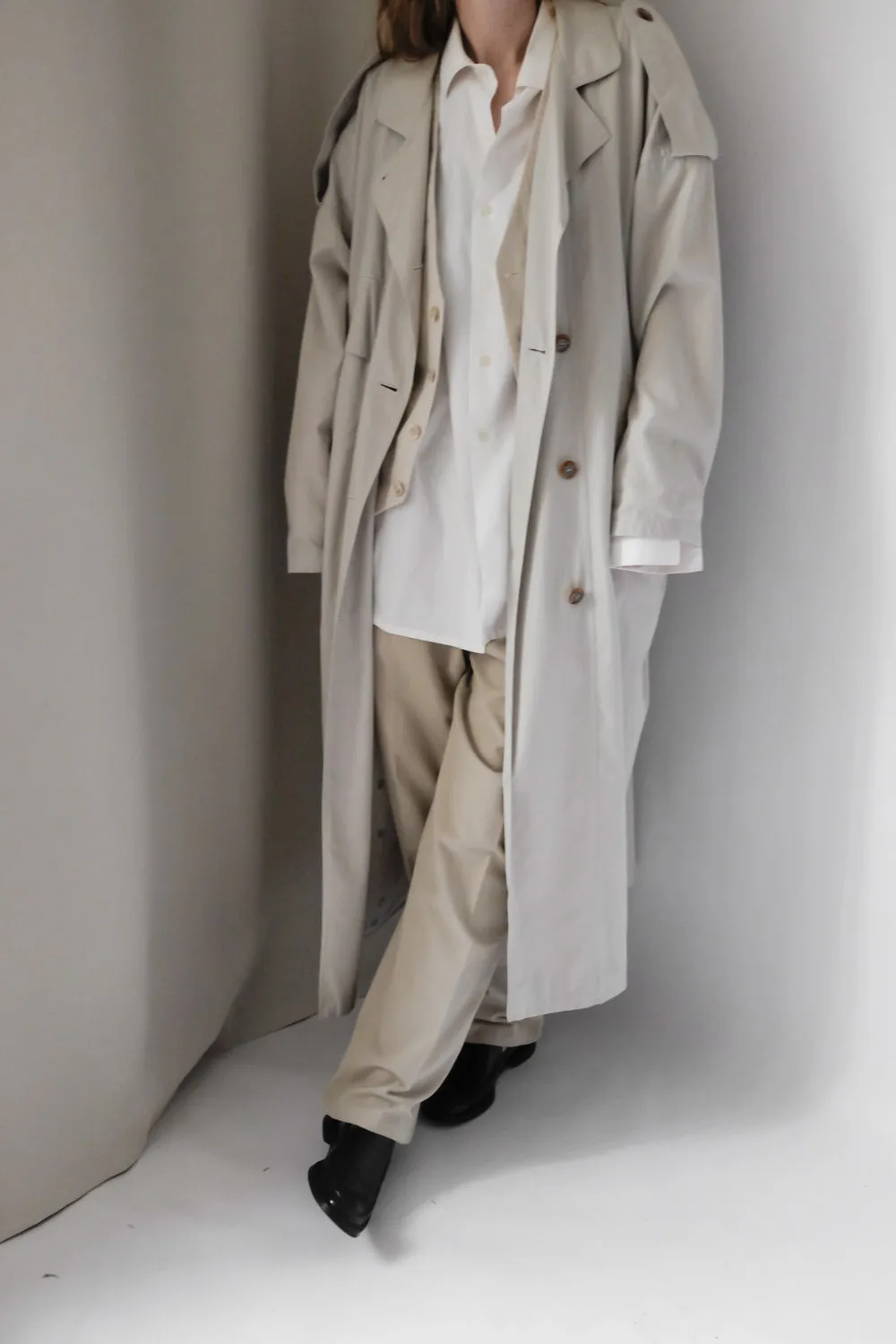 STONE CLASSIC VINTAGE TRENCH COAT