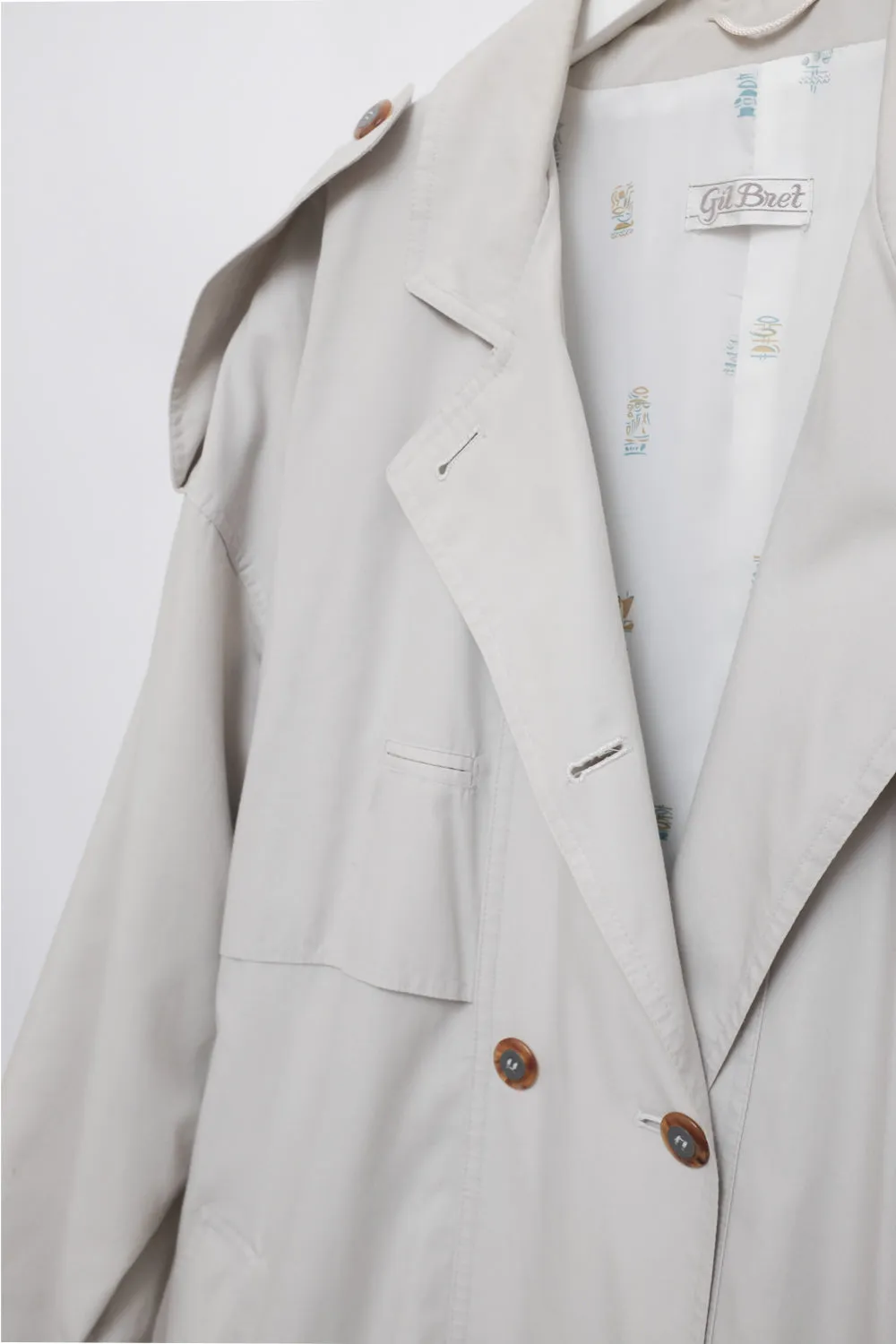 STONE CLASSIC VINTAGE TRENCH COAT