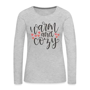 Warm and Cozy Women's Premium Long Sleeve T-Shirt