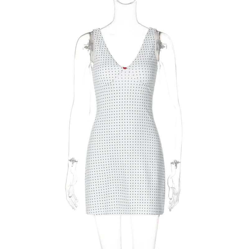 Zury Polka-Dot Mini Dress