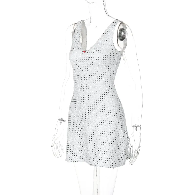 Zury Polka-Dot Mini Dress