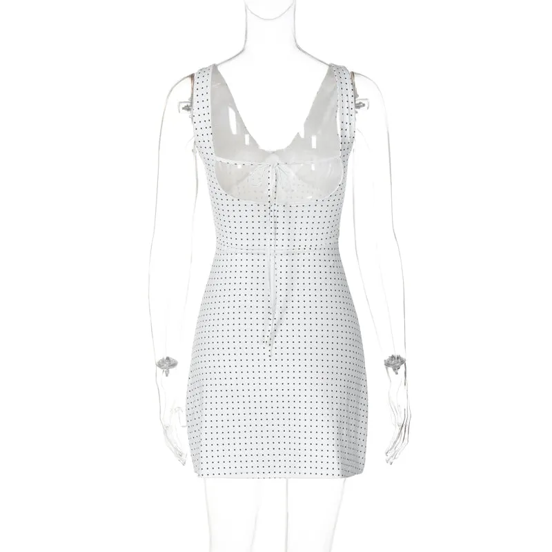 Zury Polka-Dot Mini Dress